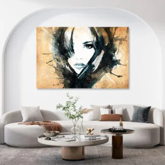 tablou canvas living modern watercolor beauty