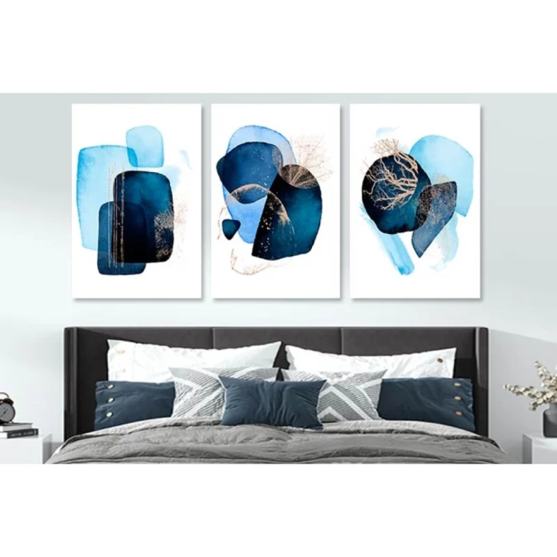 3 piese canvas minimalist dormitor