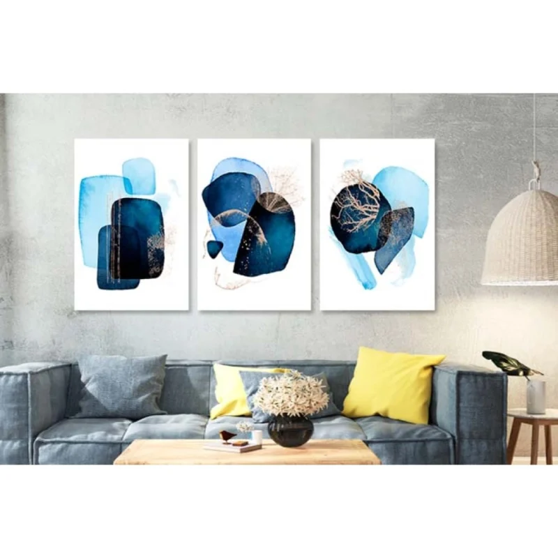 3 piese canvas minimalist living